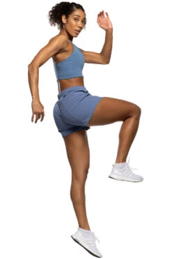 Janie High Waisted Run Short - Midnight Blue -Outlet Aqua Surf Wears Store Active Bottoms Janie Solid Side2 Midnight Blue MIDBLUE Nikkie 072021 77c7e8db 1dde 42bc a764 37b4365c2b89