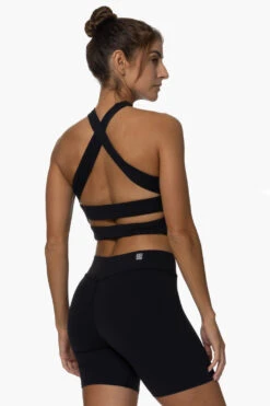 Chuns Biker Short - Black -Outlet Aqua Surf Wears Store Activewear Bottoms Chuns Black BackSide2 Karol 101822