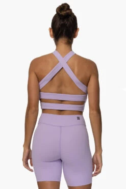 Chuns Biker Short - Taro -Outlet Aqua Surf Wears Store Activewear Bottoms Chuns Taro Back Karol 101822