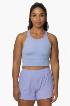 Janie High Waisted Run Short - Lavender