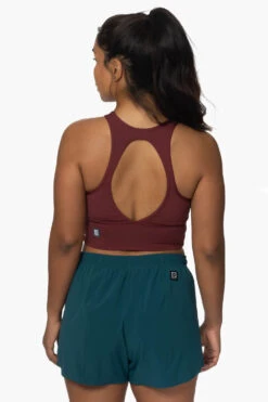 Janie High Waisted Run Short - Peacock 17 Janie High Waisted Run Short - Peacock -Outlet Aqua Surf Wears Store Activewear Bottoms Janie Peacock Back KianiSouza 120222