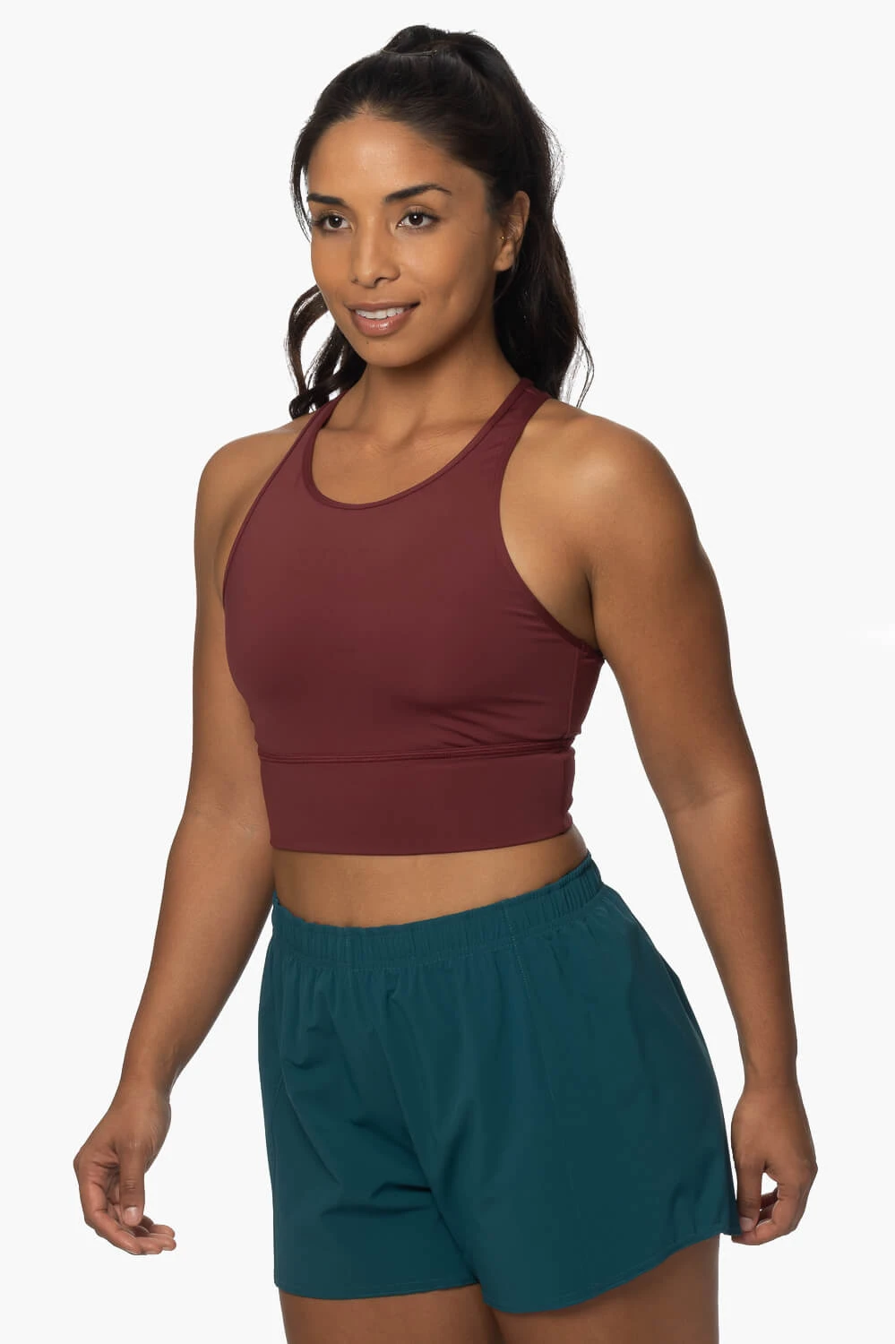 Janie High Waisted Run Short - Peacock 5 Janie High Waisted Run Short - Peacock - Image 5