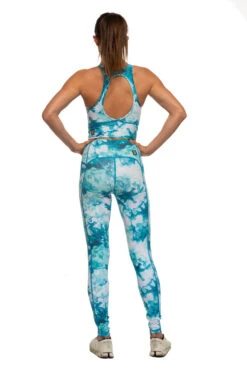 Reagan Legging - Flowerflake -Outlet Aqua Surf Wears Store Activewear Bottoms Reagan Back Flowerflake FLOWERFLAKE 1192021