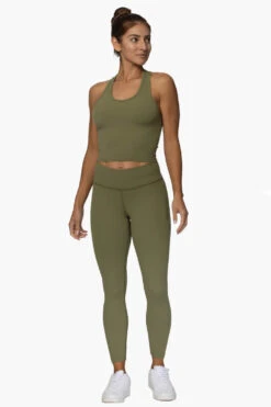 Tiana Leggings - Moss