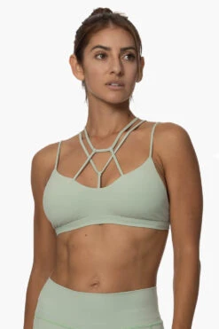 Calicoan Lace Sports Bra - Pistachio