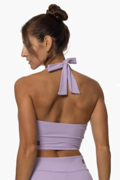 Honolua Halter Sports Bra - Taro -Outlet Aqua Surf Wears Store Activewear Tops Honolua Taro BackSide Karol 101822