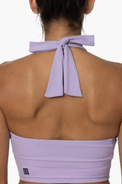 Honolua Halter Sports Bra - Taro -Outlet Aqua Surf Wears Store Activewear Tops Honolua Taro CloseUp Karol 101822