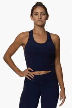 Kinzie Fitted Tank Top - Shadow