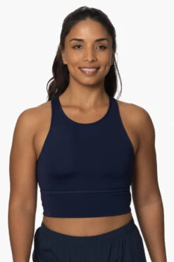 Rae Sports Bra - Navy