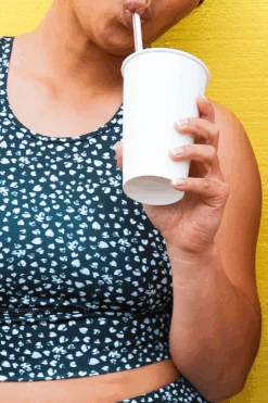 Rae Sports Bra - I Heart U -Outlet Aqua Surf Wears Store Activewear Tops Rae Print Detail IHEARTU Lifestyle Angie 031121