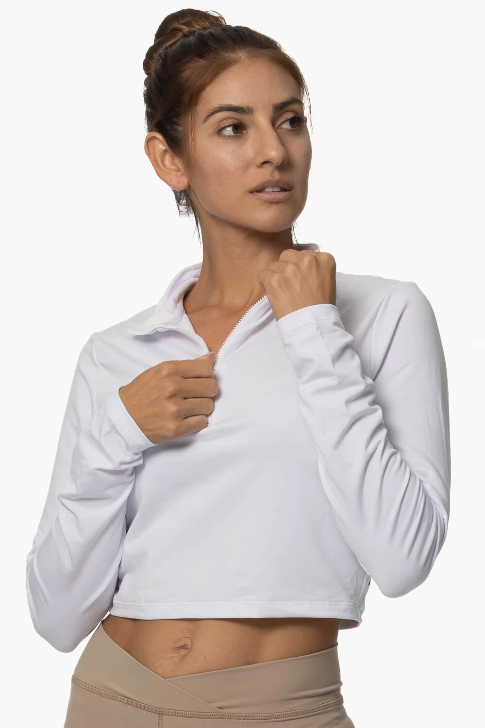 Snapper Cropped 1/4 Zip Up Pullover - Seasalt 4 Snapper Cropped 1/4 Zip Up Pullover - Seasalt - Image 4