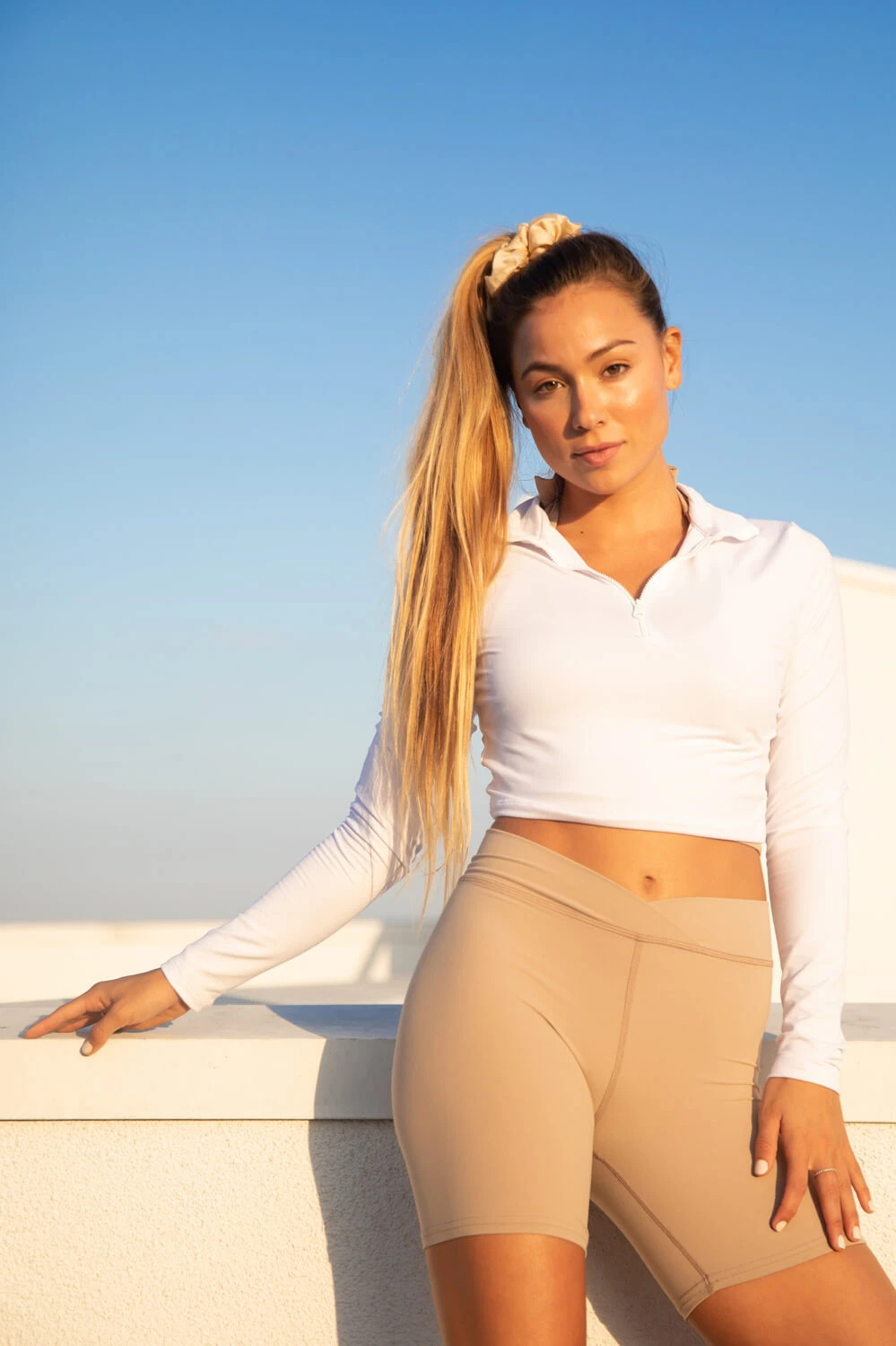 Snapper Cropped 1/4 Zip Up Pullover - Seasalt 1 Snapper Cropped 1/4 Zip Up Pullover - Seasalt