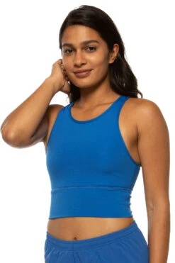 Rae Sports Bra - Olympia Blue -Outlet Aqua Surf Wears Store Activewear top Rae Side Olympian Blue OLYMPB 112020 61477898 26d3 402a 9aac 0b18e7c1b9b2