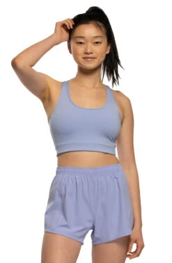 Janie High Waisted Run Short - Lavender -Outlet Aqua Surf Wears Store Activewear Bottoms Janie Solid Front Lavender LVND Christine 042221 feced36f 3886 4edc 9503 e26171c4f2c4