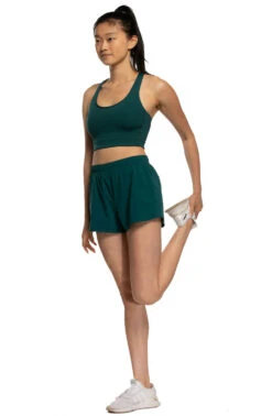 Janie High Waisted Run Short - Peacock 22 Janie High Waisted Run Short - Peacock -Outlet Aqua Surf Wears Store Activewear Bottoms Janie Solid Side2 Peacock PEAC Christine 042221 f72bcd63 a4a7 4c83 983b a7a847c3a1dd