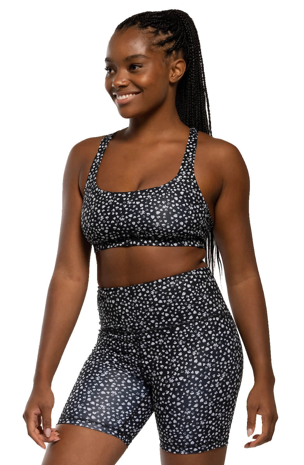 Kinley Bike Shorts - I Heart U 9 Kinley Bike Shorts - I Heart U - Image 9