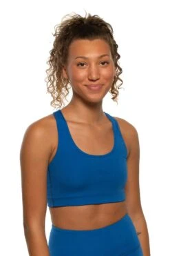 Faith Racerback Sports Bra 26 Faith Racerback Sports Bra -Outlet Aqua Surf Wears Store Activewear Faith Front Olympic Blue OlympB 101420