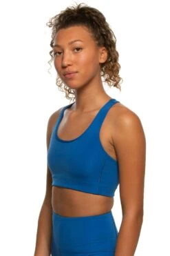 Faith Racerback Sports Bra 27 Faith Racerback Sports Bra -Outlet Aqua Surf Wears Store Activewear Faith Side Olympic Blue OlympB 101420