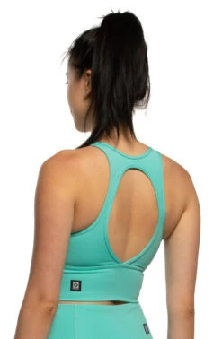 Rae Sports Bra - Turquoise -Outlet Aqua Surf Wears Store Activewear Tops Rae Solid Back Turq Christine 042221 928afb06 3c58 4f49 8917 ca96927cd030
