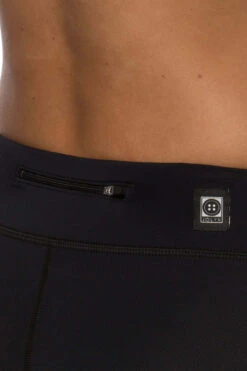 Byron Capri Leggings -Outlet Aqua Surf Wears Store BYRON BLK ZIPPER 031618