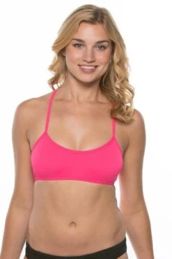 Grayson Bikini Top - Hot Pink