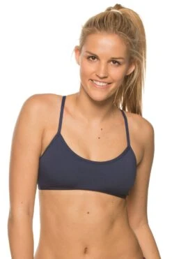 Grayson Bikini Top - Black -Outlet Aqua Surf Wears Store GRAYSON NAVY F