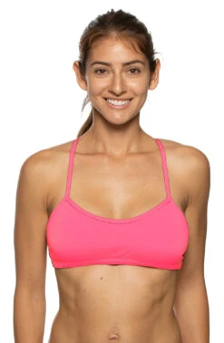 Heidi Bikini Top - Hot Pink