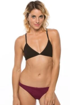 Midl Bikini Bottom - Black 30 Midl Bikini Bottom - Black -Outlet Aqua Surf Wears Store MIDL CAB F