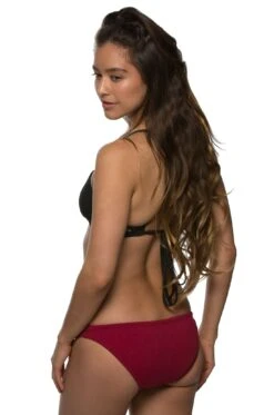 Midl Bikini Bottom - Cranberry