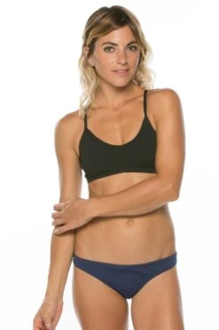 Midl Bikini Bottom - Black 37 Midl Bikini Bottom - Black -Outlet Aqua Surf Wears Store MIDL NAVY F 091715