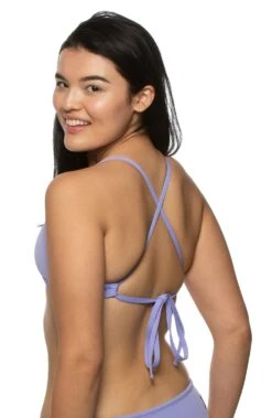 Ryan Bikini Top - Lavender -Outlet Aqua Surf Wears Store Ryan Tops Side Solids Lavender LVND 121819