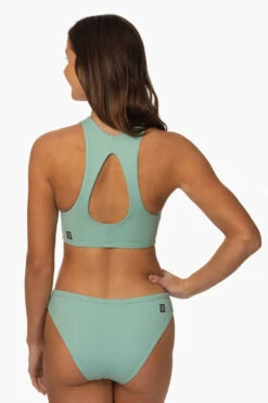 Camila Bikini Bottom - Newport -Outlet Aqua Surf Wears Store Surf Bottoms Camila Solid Newport Back MiaClark 011623