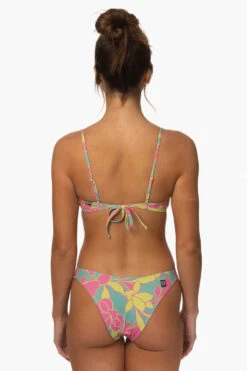 Kelia Bikini Bottom - Treasure Island -Outlet Aqua Surf Wears Store Surf Bottoms Kelia Print TreasureIsland Back MiaClark 011623