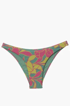 Kelia Bikini Bottom - Treasure Island -Outlet Aqua Surf Wears Store Surf Bottoms Kelia Print TreasureIsland Flatlay Front Jocelyn 010423