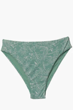 Leandra Bikini Bottom - Del Mar -Outlet Aqua Surf Wears Store Surf Bottoms Leandra Print DelMar Flatlay Front Jocelyn 010423