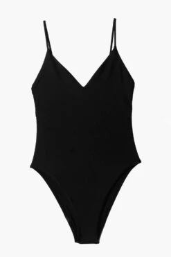 Juana Surf One Piece - Black -Outlet Aqua Surf Wears Store Surf Onesies Juana Solid Black Flatlay Front Jocelyn 010423 b9a44cd5 18a0 4000 a0a7 3727948d1ac1