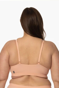 Amelia Bikini Top - Coronado -Outlet Aqua Surf Wears Store Surf Tops Amelia Solid Coronado Back AdrianaK 011923