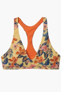 Aster Bikini Top - Catalina Island -Outlet Aqua Surf Wears Store Surf Tops Aster Solid CatalinaIsland Flatlay Front Jocelyn 010423