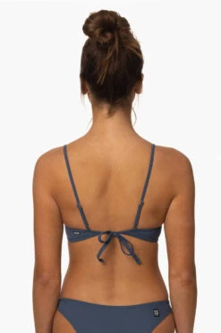 Hikari Bikini Top - Laguna 8 Hikari Bikini Top - Laguna -Outlet Aqua Surf Wears Store Surf Tops Hikari Solid Laguna Back MiaClark 011623