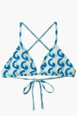 Lily Bikini Top - Dana Point 7 Lily Bikini Top - Dana Point -Outlet Aqua Surf Wears Store Surf Tops Lily Print DanaPoint Flatlay Front Jocelyn 010423