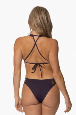 Flair Bikini Bottom - Agate 7 Flair Bikini Bottom - Agate -Outlet Aqua Surf Wears Store Swim Bottoms Flair Solid Agate Back CourtneySurf ChristinaQuakernik 021123