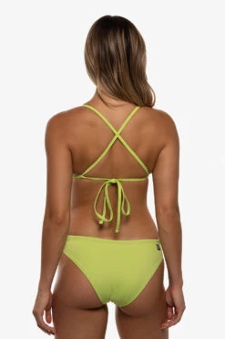 Koa Bikini Bottom - Limeade -Outlet Aqua Surf Wears Store Swim Bottoms Koa Solid Limeade Back Mia 052022