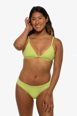 Koa Bikini Bottom - Limeade -Outlet Aqua Surf Wears Store Swim Bottoms Koa Solid Limeade Front Liz 052422 df81640f 160a 47b4 96ea 3ec7321b1350