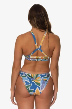Midl Bikini Bottom - Jasmine -Outlet Aqua Surf Wears Store Swim Bottoms Midl Prints Jasmine Back2 LaurenMcKenna 030923