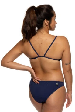 Midl Bikini Bottom - Black 34 Midl Bikini Bottom - Black -Outlet Aqua Surf Wears Store Swim Bottoms Midl Solid Side Navy Naomi 120921