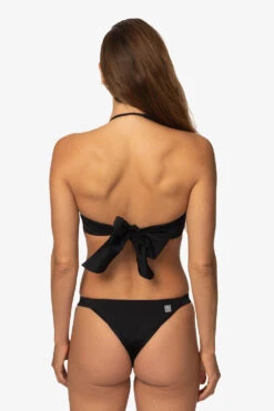 Padang Padang Bikini Bottom - Black -Outlet Aqua Surf Wears Store Swim Bottoms Padang Padang Solid Black Back TiaSurf MiskaSykora 021023