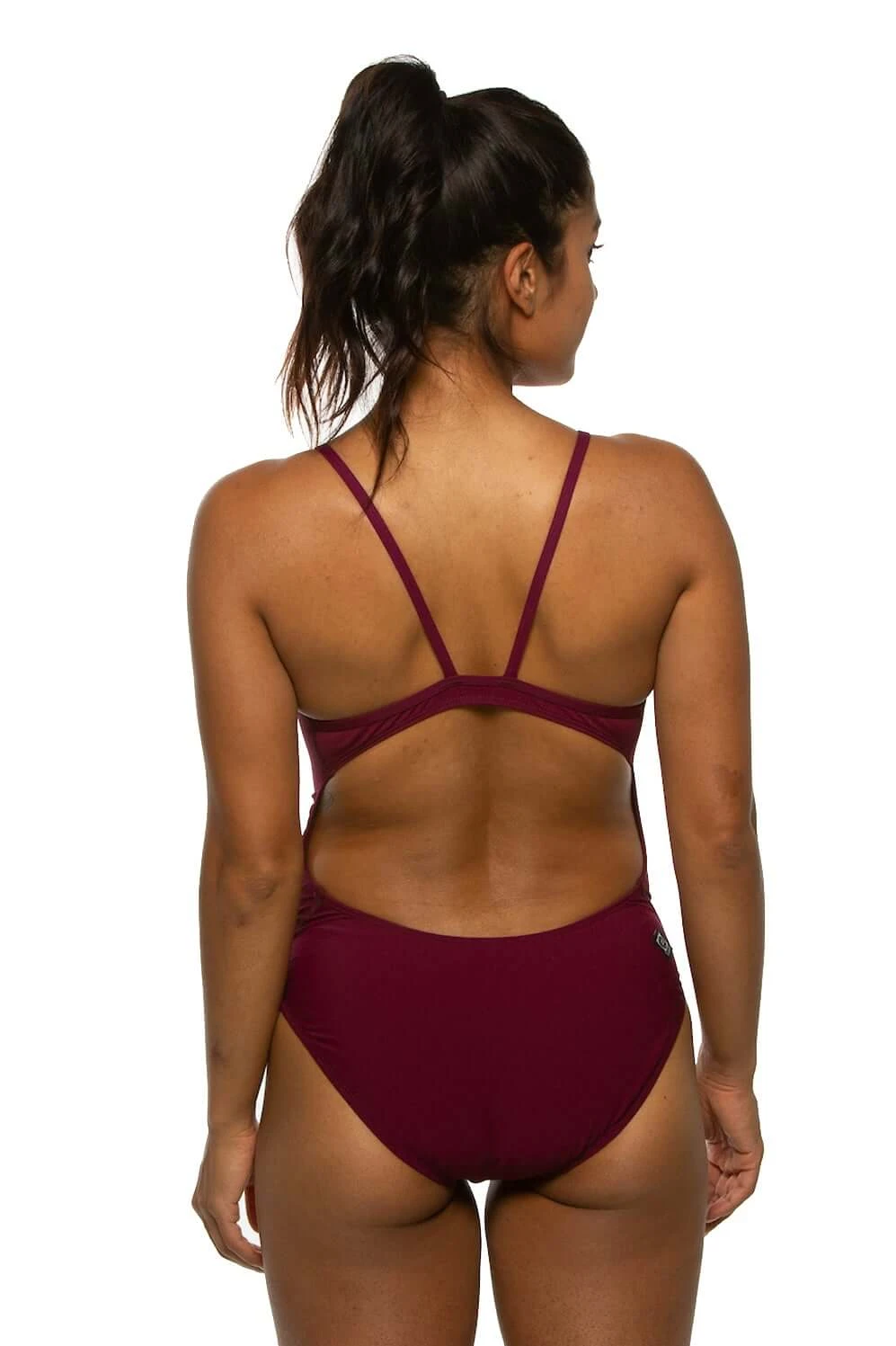 Devon Swim Onesie - Cabernet 2 Devon Swim Onesie - Cabernet - Image 2