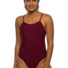 Devon Swim Onesie - Cabernet