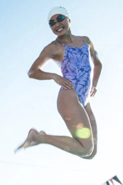 Brandon 2 Swim Onesie - Lavish -Outlet Aqua Surf Wears Store Swim Onesies Brandon 2 Print Lavish Front Side EmiJack 041323