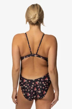 Chevy Swim Onesie - Whimsical -Outlet Aqua Surf Wears Store Swim Onesies Chevy Print Whimsical Back EmiJack 041323